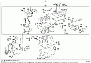 ENGINE OVERHAUL GASKET KIT 1